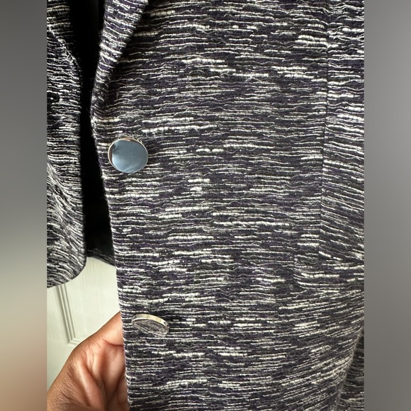 Calvin Klein Multicolor Thread Design Blazer Jacket with Skirt Womens Size 6. - Picture 4 of 7